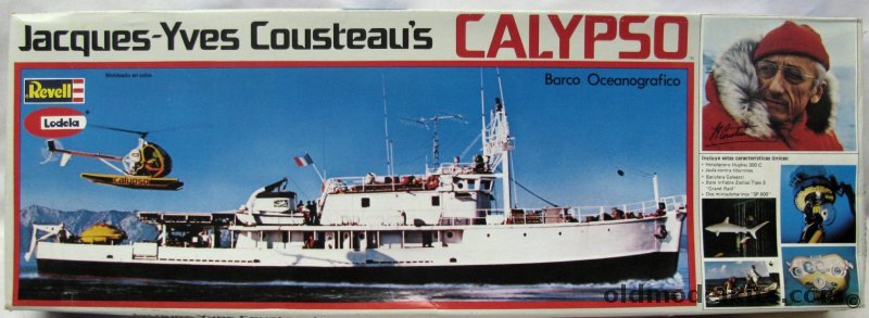 Revell 1/125 Jacques-Yves Cousteau's Calypso Ocean Exploration Vessel - Lodela Issue, RH5216 plastic model kit